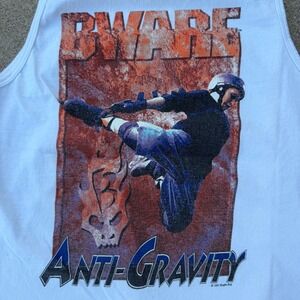 Bugle Boy | B-Ware Anti-Gravity Tank Top 1997 Vintage Skater White Mens M Skater